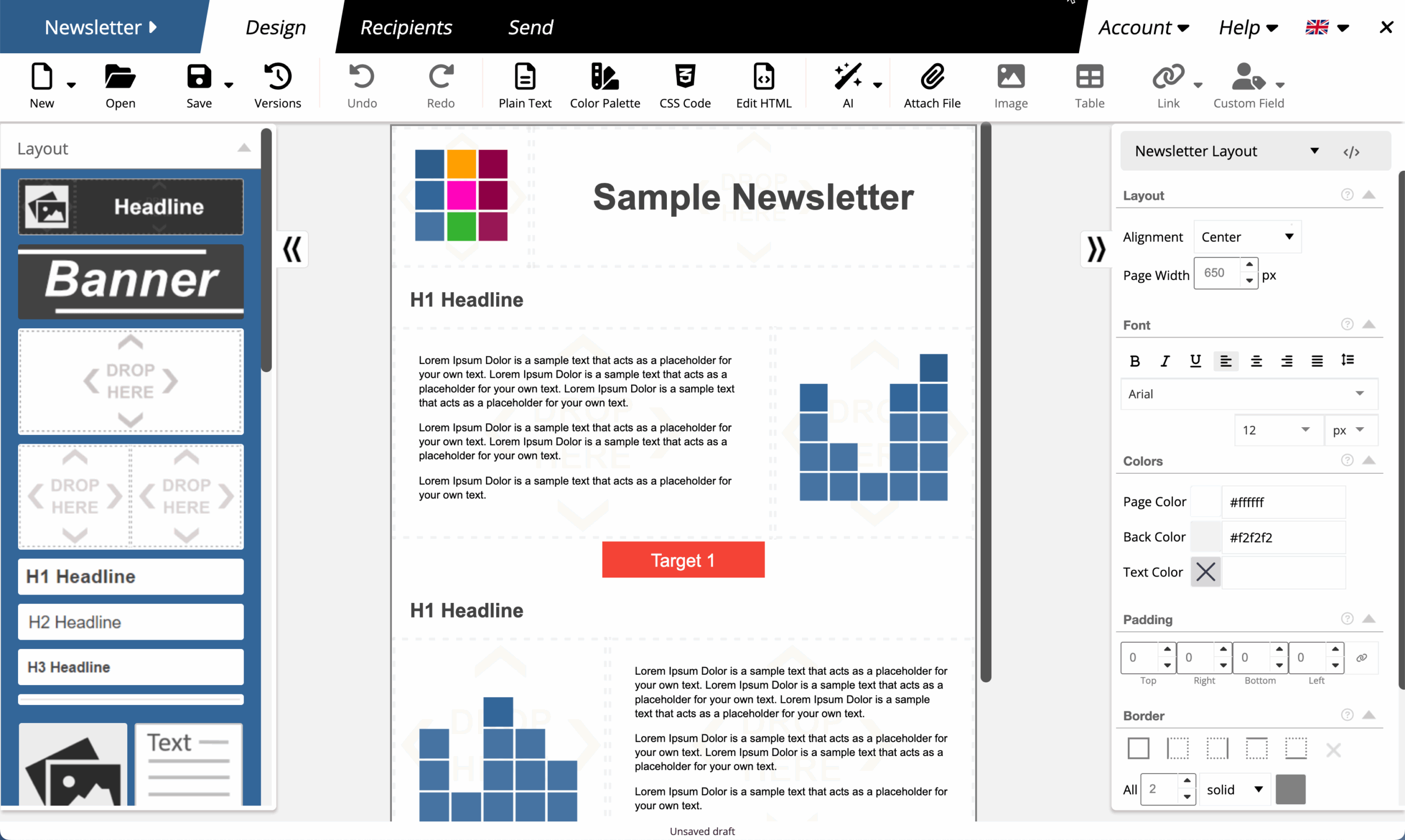 mailfino Newsletter-Editor