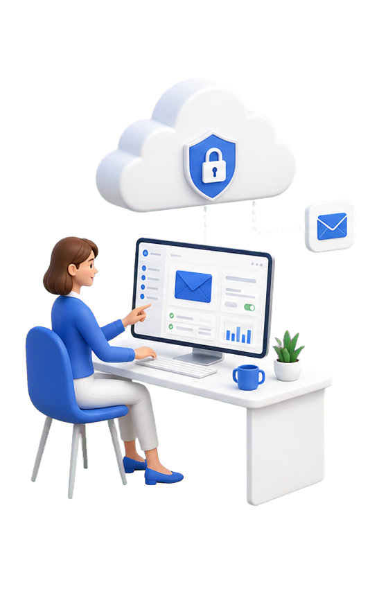 mailfino Cloud-Betriebsmodell