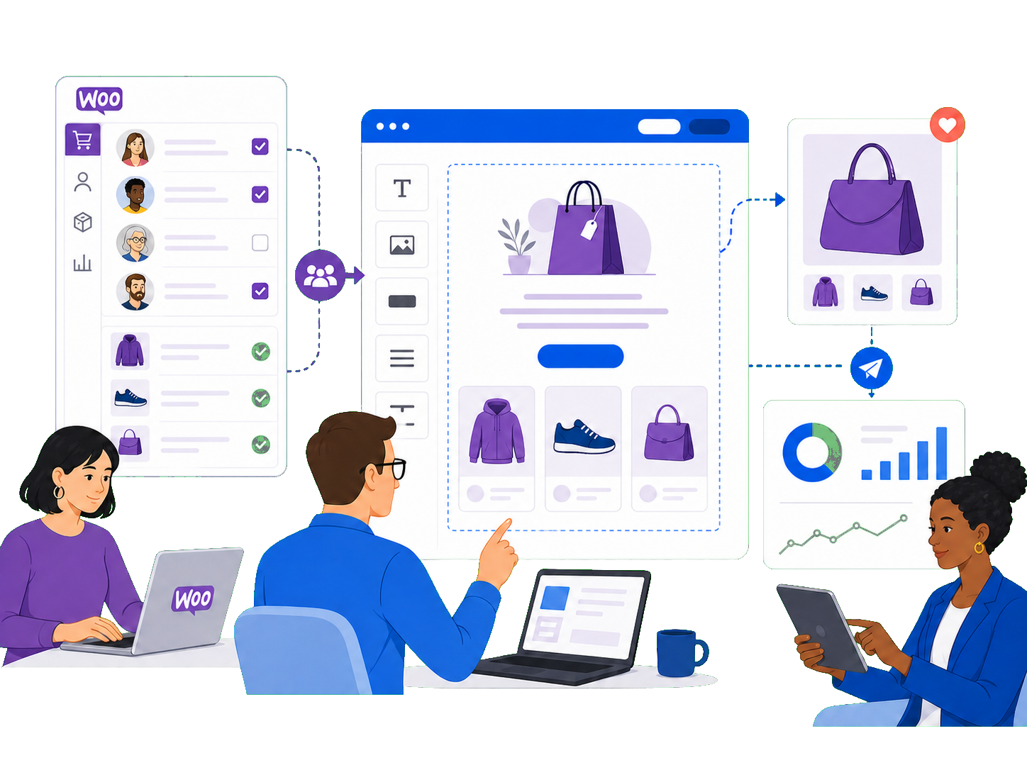 WooCommerce-Kunden und Produktdaten für einen Newsletter auswählen