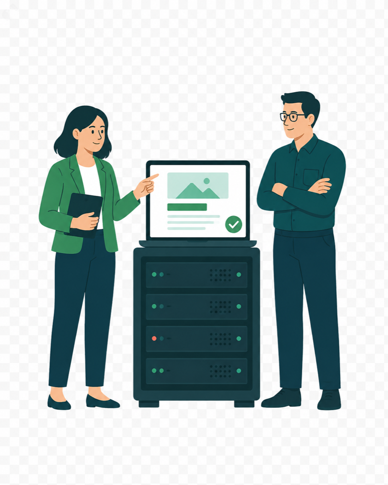 Marketing und IT richten mailfino gemeinsam auf der eigenen Infrastruktur ein